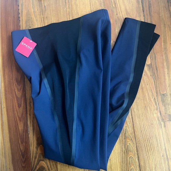 Spanx Expose Mesh Contour Shaping‎ Leggings LapisNights Medium NWT - Picture 4 of 16